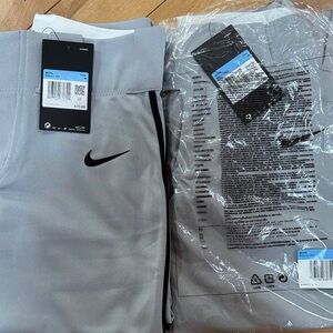 Nike Light Gray Boys Baseball pants